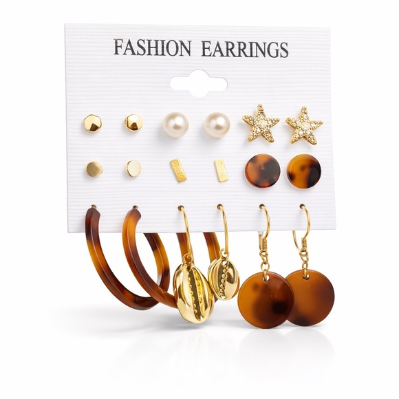 Jewelry - NWT Beach style set of earrings​​​​​​​​​